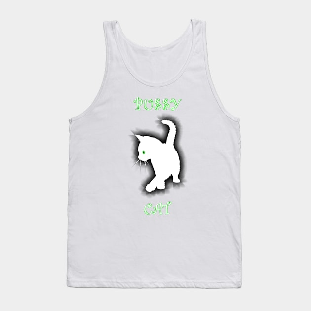 Pussy Cat #4 Tank Top by SiSuSiSu